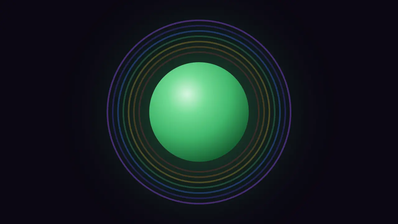 Green aura color artwork