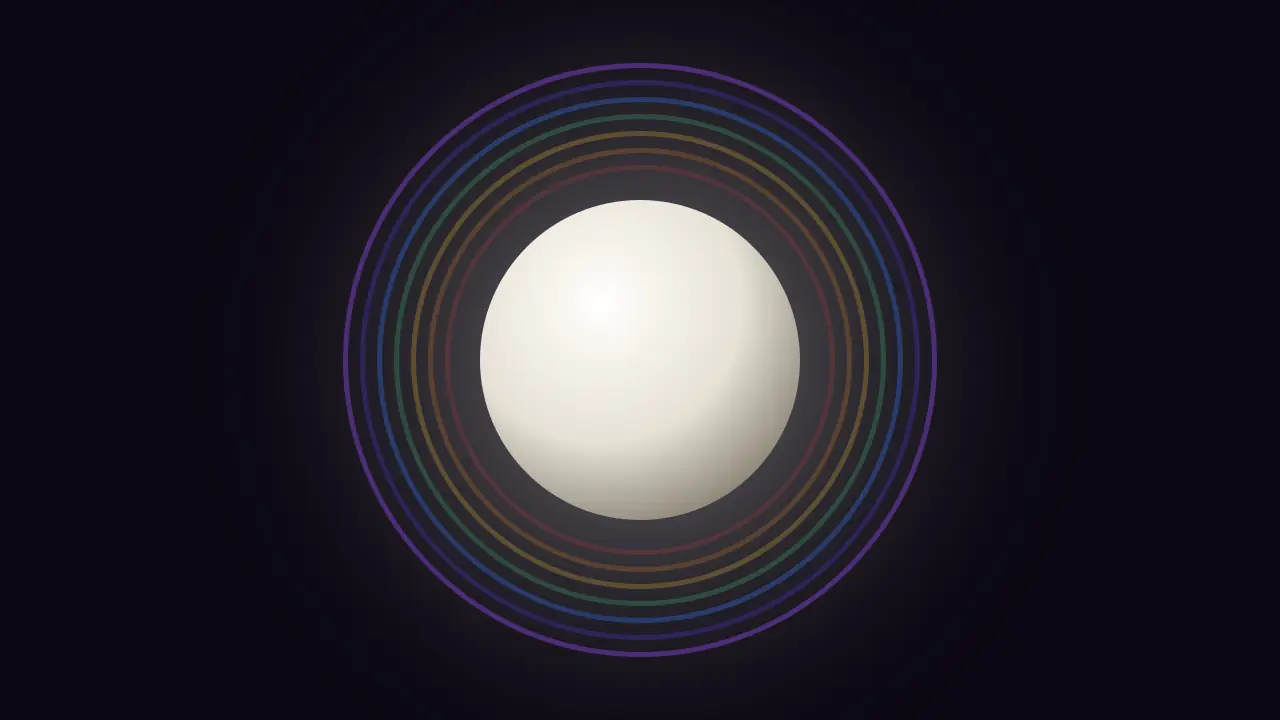 White aura color artwork