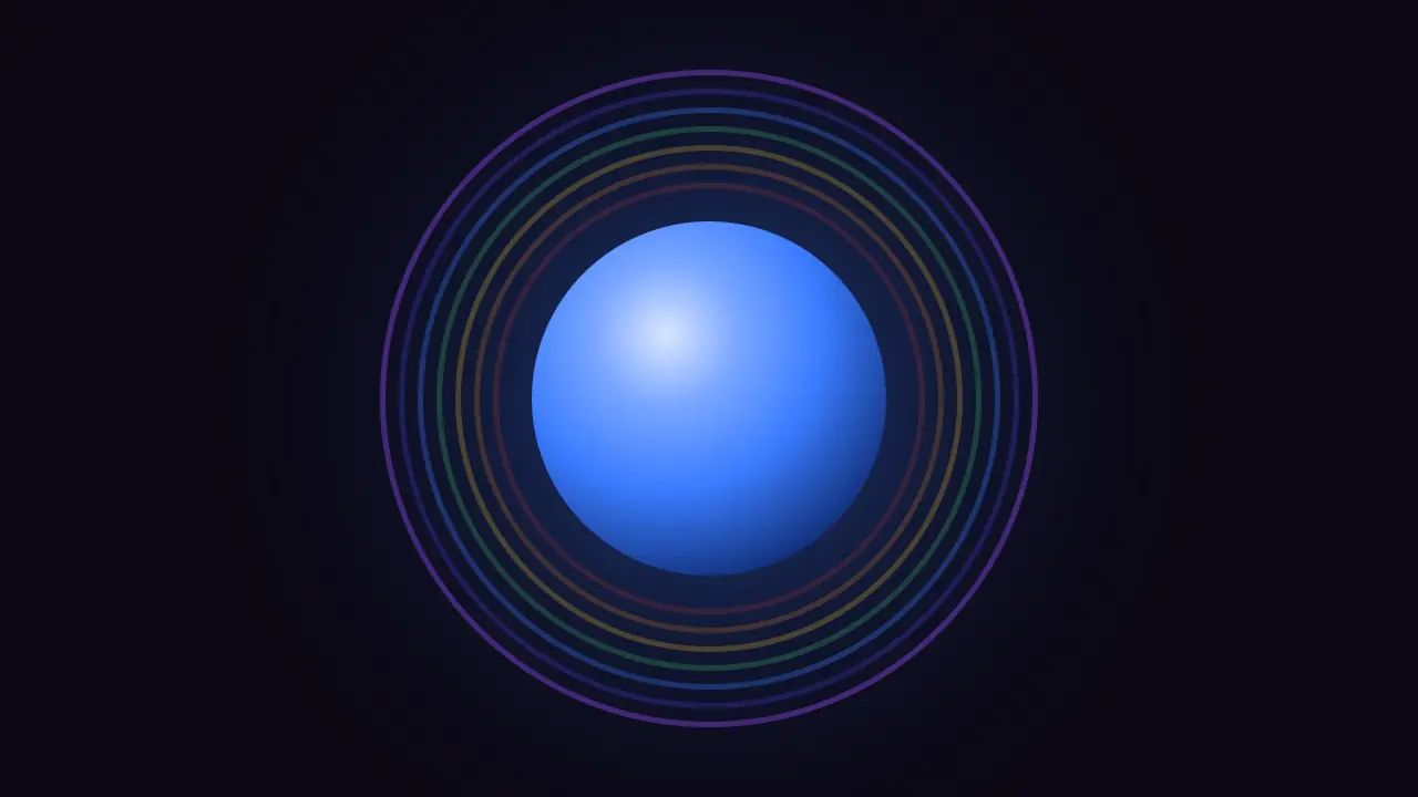 Blue aura color artwork